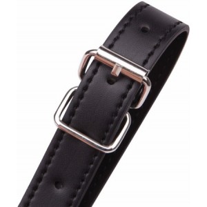 Черный кляп-шар с замком силиконовый Черный кляп-шар с замком силиконовый (иной угол)