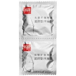 Уплотненные презервативы с пролонгирующим эффектом Elasun Iron Man 2 шт (иной угол)