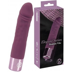 Реалистичный минивибратор Small Penis Elegant Series
