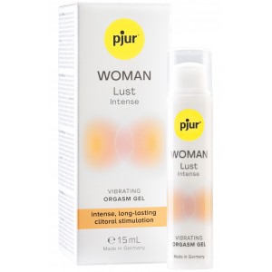 Гель Pjur Woman Lust Intense с усиленным эффектом вибрации и вкусом апельсина 15 мл