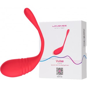 Рельефное виброяйцо с фрикционными движениями и смарт управлением Lovense Vulse