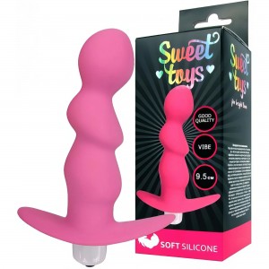 Анальная втулка вибрацией Sweet Toys