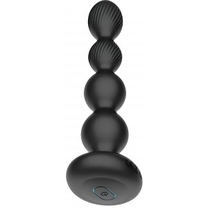 Анальная вибровтулка с ротацией Nexus Tornado Beaded Probe (иной угол)