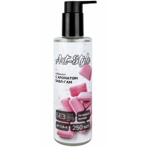 Лубрикант Art-Style на водной основе с ароматом бабл-гам 250 мл