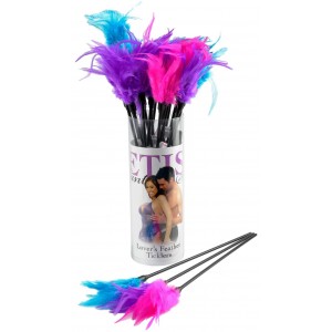 Тиклер-щекоталка Pipedream с цветным пером 33 см (в ассортименте)