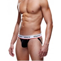 Мужские трусы-джоки на широкой резинке Envy черные M/L