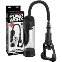 Автоматическая вакуумная помпа с вибрацией Pump Worx Perfect Touch Vibrating Penis Pump
