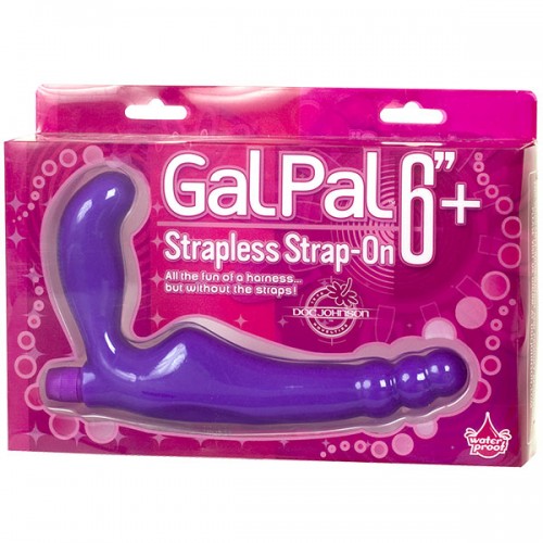 Вибратор-страпон Gal Pal фиолетовый