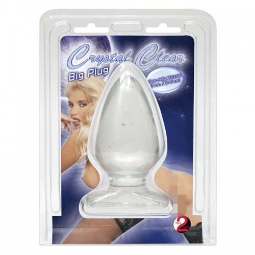 Анальная пробка Crystal Clear Big Plug 