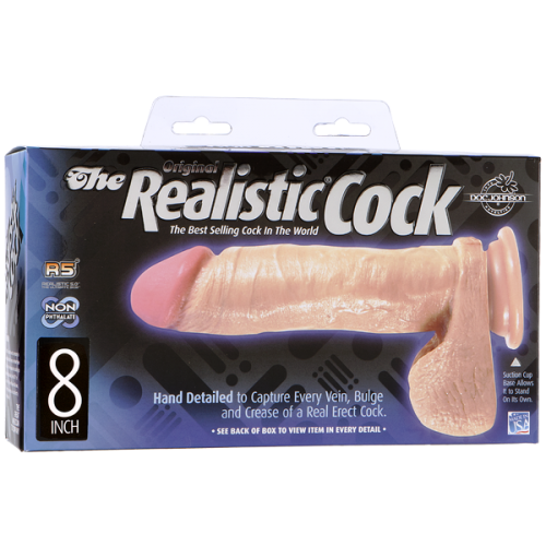 Фаллоимитатор с мошонкой 8in Realistic Cock
