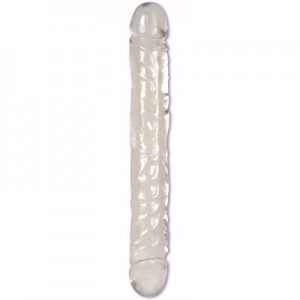 Двухсторонний прозрачный фаллос 12in (иной угол)