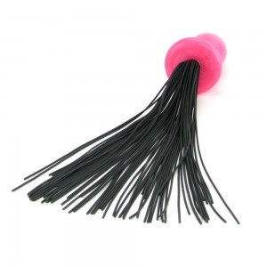 Розовая анальная пробочка с хвостиком Rear Envy (иной угол)