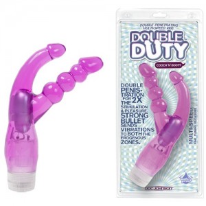 Анально-вагинальный Double Duty purple (иной угол)