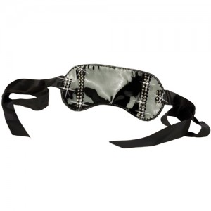 Гламурная фетиш-маска с кристаллами Bound by Diamonds (иной угол)