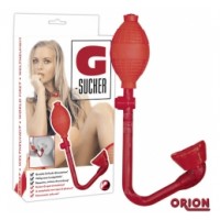 Вакуумный стимулятор G-точки G-Sucker красный