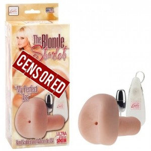 Мягкая реалистичная попка с вибрацией (иной угол)