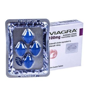 Таблетки Виагра 100 мг 4 шт (иной угол)