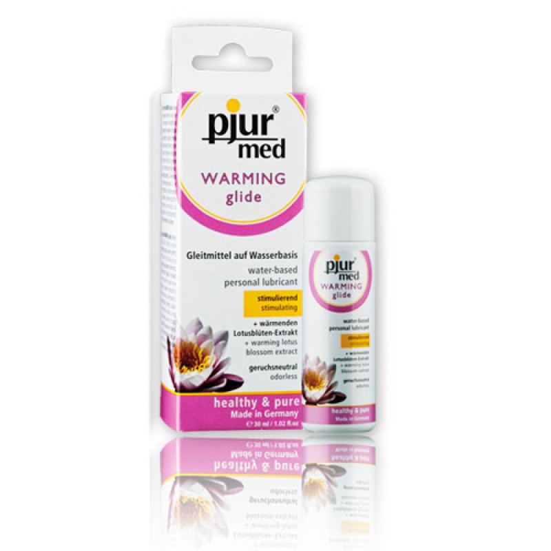 Стимулирующий лубрикант с экстрактом лотоса Pjur Med Warming glide 30 ml