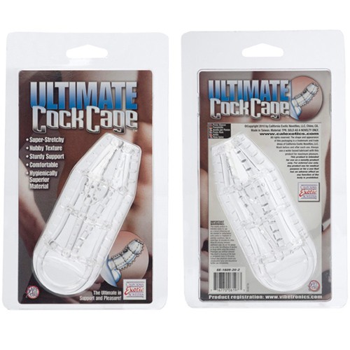 Прозрачная утяжка на пенис Ultimate