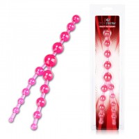Розовые анальные бусы Crazy Pleasure