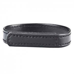 Кольцо на пенис из искусственной кожи на липучке Velcro Cock Ring (иной угол)