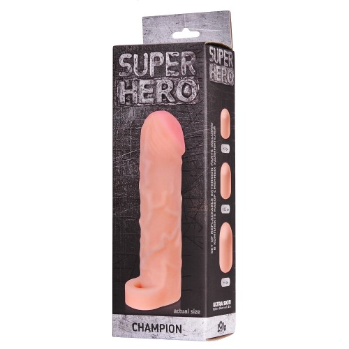 Фаллоудлинитель с петлей Super Hero Champion 17 5 см