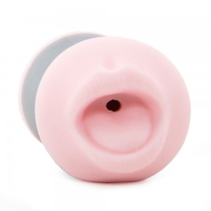 Компактный двойной мастурбатор ротик и попка Travel Gripper (иной угол)