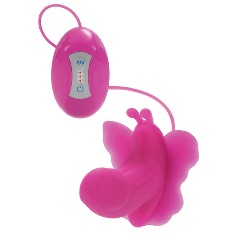 Стимулятор Клитора Love Rider Butterfly Bliss розовый в виде бабочки
