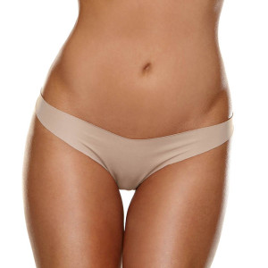 Невидимые трусики стринги телесные Hollywood Curves ML (иной угол)