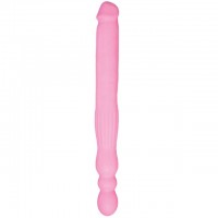 Розовый двухголовый стимулятор Play Things