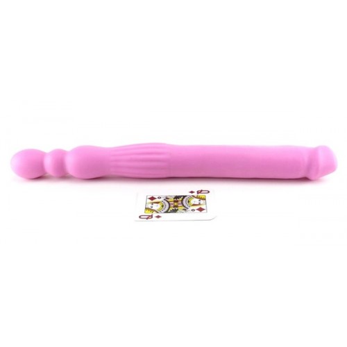 Розовый двухголовый стимулятор Play Things