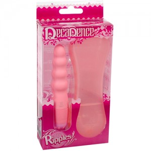 Мини-вибратор Ripples розовый (иной угол)