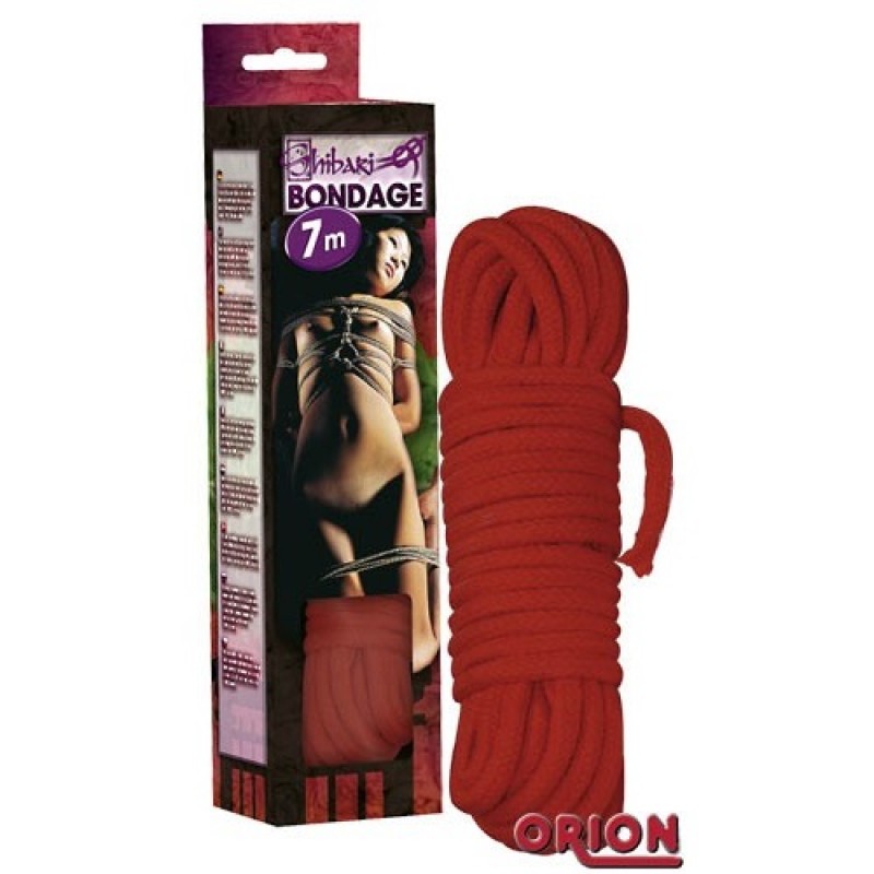Веревка для связывания красная 7 м