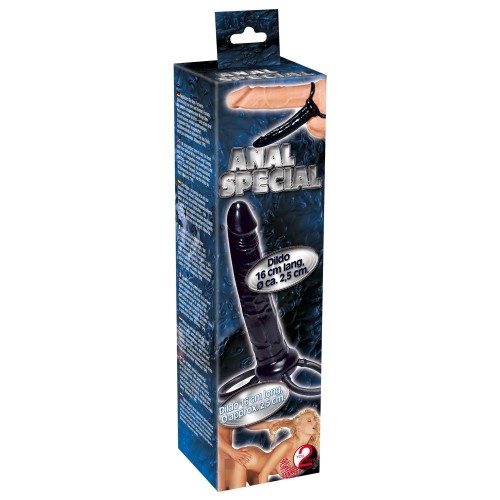 Насадка для двойного проникновения Anal Special черная