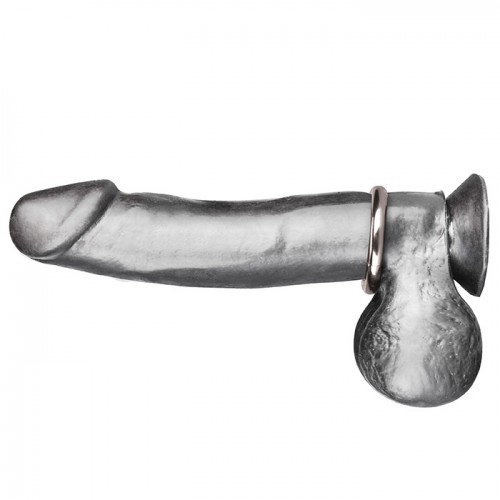 Стальное эрекционное кольцо 4 8 см Steel Cock Ring