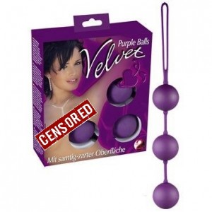 Шарики вагинальные 3 шт Velvet Balls Triple