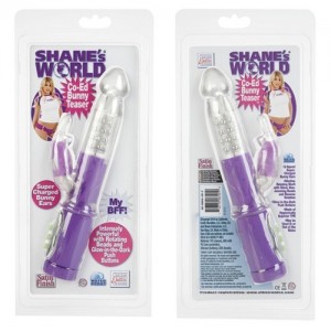 Мощный вибратор с маленькими шариками Shanes World (иной угол)