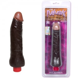 Черный вибратор Naturals (иной угол)