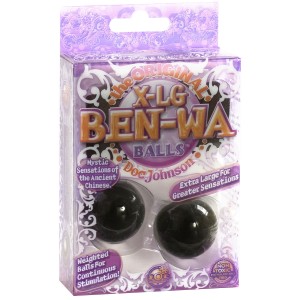 Вагинальные шарики X-Large Ben-Wa Black (иной угол)
