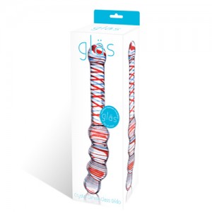 Двухсторонний фаллос с полосами Crystal Climax (иной угол)