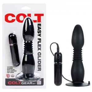 Гибкий анальный виброплаг из силикона Colt (иной угол)