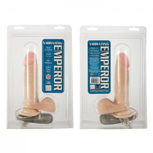 Классический вибратор с мошонкой Emperor (иной угол)