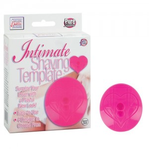 Стайлер для интимной стрижки розовый (иной угол)