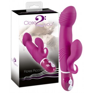 Вибратор для g-точки Close2You Flores Piccolo вишневый