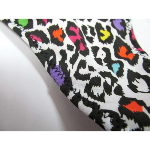 Трусики-тонг на широкой ажурной резинке white L