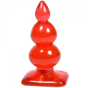 Анальная пробка Gum Drops Triple Bubble Red