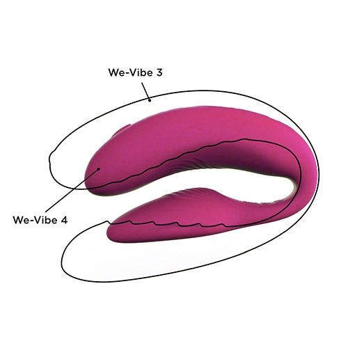 We-Vibe 4 Вибромассажер розовый с дистанционным пультом