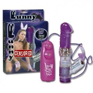 Вибратор Hi-Tech многофункциональный Bunny  (иной угол)