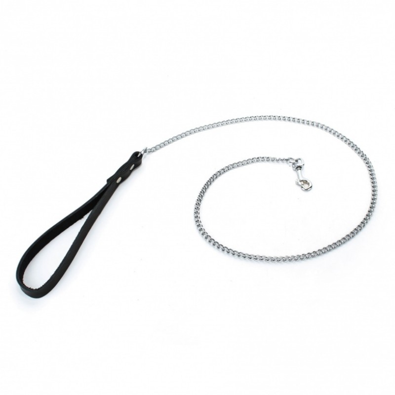 Поводок с крупной цепью			