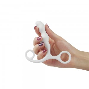 Массажер простаты Ultimate Silicone P-spot Teaser белый (иной угол)